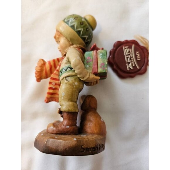 Rare ANRI Hand-Carved Figurine Made in Italy by Sarah Kay - Picture 4 of 8